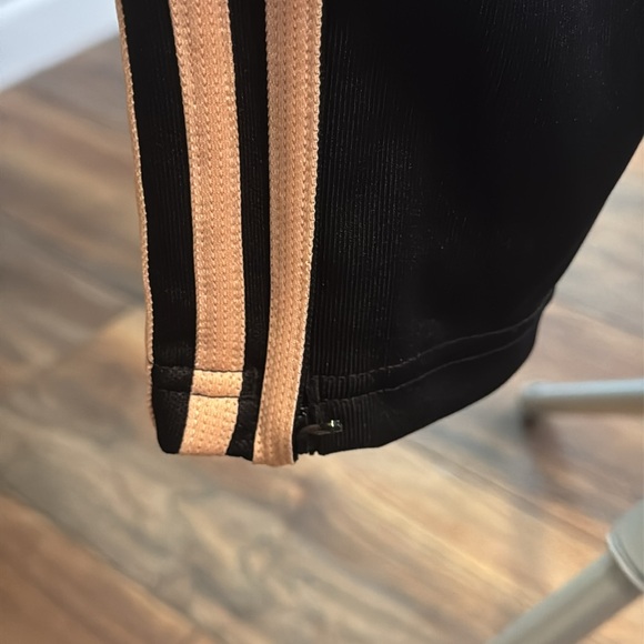 Addias Women’s Trio Track pants size small color black and light pink - Picture 6 of 7